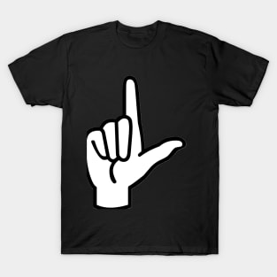 Letters asl american sign language T-Shirt